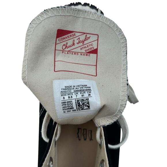 NWB Converse Platform Chuck 70 All Terrain CX Hi Black Shoe Sneakers Mens Size 8 - Picture 7 of 12